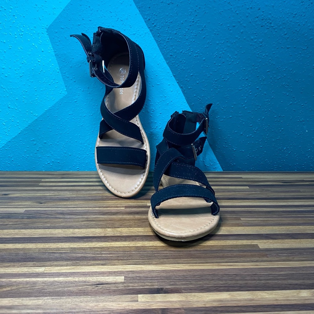TOP Moda Black Sandals